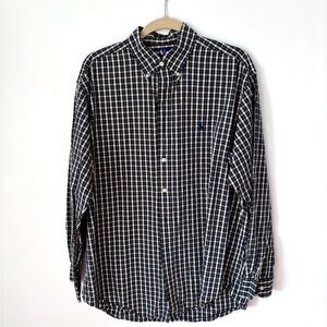 Ralph Lauren Men’s Blake 100% Cotton Long Sleeve Button Down Plaid Shirt Size L